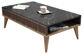 Τραπέζι Σαλονιού HM9505.02 105x60x34,6cm Walnut-Black