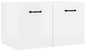 vidaXL Ντουλάπι Τοίχου Γυαλιστερό Λευκό 60x36,5x35 εκ. Επεξεργ. Ξύλο