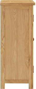 vidaXL Ντουλάπι 45 x 32 x 85 εκ. από Μασίφ Ξύλο Δρυός