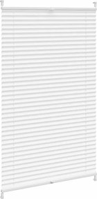 vidaXL Πλισέ ρόλερ σκίασης 90x150cm Λευκό