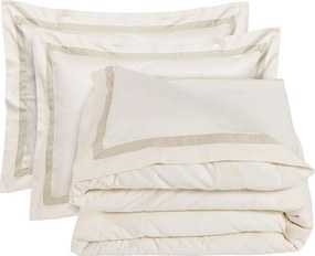 Παπλωματοθήκη Υπέρδιπλη (Σετ 220x240) Das Home Executive 1699 Ivory