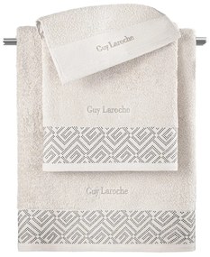 Σετ 3τμχ Πετσέτες Emblem Ivory - Guy Laroche