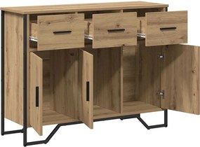 vidaXL Πλαϊνό γραφείο Artisan Oak 97 x 32,5 x 74,5 εκ.