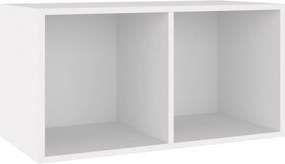 vidaXL Έπιπλο Δίσκων Βινυλίου Λευκό 71x34x36 εκ. Επεξεργ. Ξύλο
