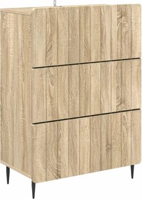vidaXL Ντουλάπι με Συρτάρια 66 x 34,5 x 92 εκ. Επεξεργασμένο Ξύλο