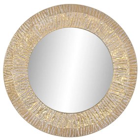 Τοίχο καθρέφτη Home ESPRIT Χρυσό Σύγχρονη Μαρινάτος 78 x 4 x 78 cm