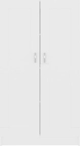 vidaXL Βιβλιοθήκη Λευκή 82,5 x 30,5 x 150 εκ. Επεξ. Ξύλο
