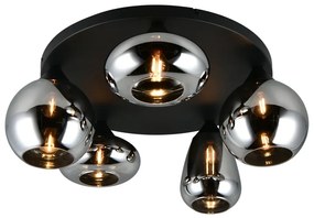 Φωτιστικό Οροφής Trio Lighting LUMINA 617030532 Μαύρο Ματ (Black Mat)