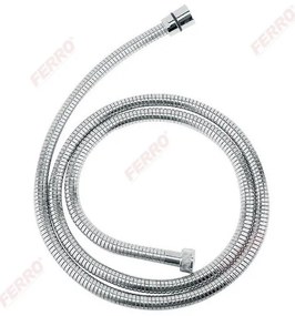 Ferro W13 Σπιράλ Ντους Χρωμέ Μεταλλικά Στοιχεία 1,2m