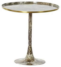 Βοηθητικό Τραπεζάκι DKD Home Decor Καφέ Χρυσό 51 x 51 x 51 cm