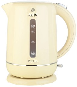 Estia 06-20873 Ivoris Βραστηρας Πλαστικος 2200w 1.7lt