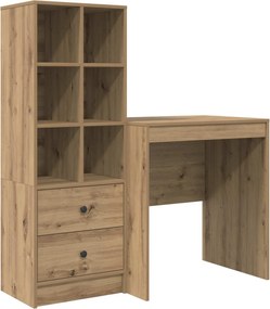 vidaXL Γραφείο Artisan Oak 115,5 x 50 x 127 εκ 2 τμχ.