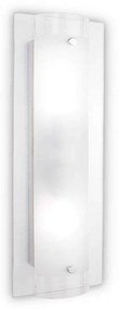 Φωτιστικό Τοίχου-Απλίκα Tudor 051857 40x12x8,5cm 2xE14 40W Clear Ideal Lux