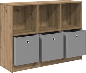 vidaXL Πλαϊνό γραφείο Artisan Oak 102 x 32 x 73,5 εκ