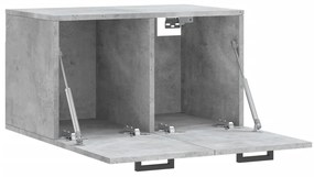 vidaXL Ντουλάπι Τοίχου Γκρι Σκυρ. 60x36,5x35 εκ. Επεξεργασμένο Ξύλο