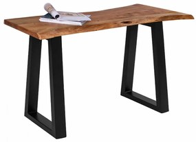 Κονσόλα Montana HM8339.11 Από Μασίφ Ξύλο Ακακίας 130x45x78Ycm Natural Μέταλλο,Ξύλο