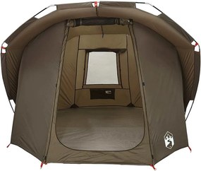 vidaXL Σκηνή Ψαρέματος 4 Ατόμων Αδιάβροχη Καφέ