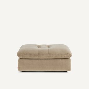 Υποπόδιο σύνθσης από βελούδο stonewashed, GIULIANO