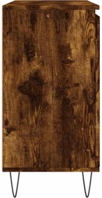 vidaXL Ντουλάπι Καπνιστή Δρυς 101,5x35x70 εκ. από Επεξεργασμένο Ξύλο