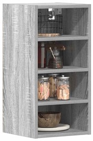 vidaXL κρεμαστό ντουλάπι Riga γκρι Sonoma 30x29,5x60 cm