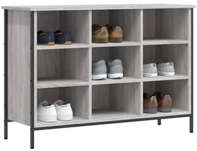 vidaXL Παπουτσοθήκη Γκρι Sonoma 100 x 35 x 70 εκ. από Επεξεργ. Ξύλο