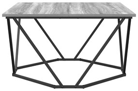 vidaXL Τραπεζάκι σαλονιού Γκρι sonoma 80 x 80 x 45 cm