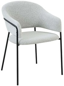 Καρέκλα Connect 03-0931 57x59x82cm White Μέταλλο,Ύφασμα