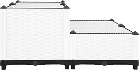 vidaXL Ζαρντινιέρα 80 x 80 x 38 εκ. από Πολυπροπυλένιο