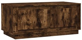 vidaXL Τραπεζάκι Σαλονιού Καπνιστή Δρυς 102x50x44 εκ. Επεξεργασμ. Ξύλο