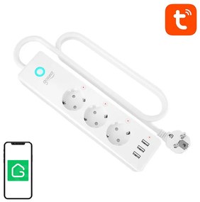 Gosund P1 PLUS smart WiFi power strip (4x AC schuko, 3x USB-A) Tuya