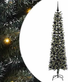 vidaXL Τεχνητό Χριστουγεννιάτικο Δέντρο με 300 LED Πράσινο 180 cm