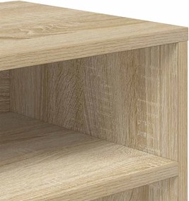 vidaXL Βιβλιοθήκη Χρώμα Sonoma Δρυς 66x31x80 εκ. Επεξεργασμένο Ξύλο