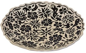 Διακοσμητική Πιατέλα Kapisik 026.0052 Φ30cm Black Ceramic