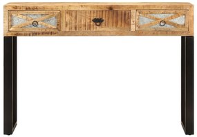 vidaXL Τραπέζι Κονσόλα 110 x 30 x 76 εκ. από Μασίφ Ξύλο Μάνγκο