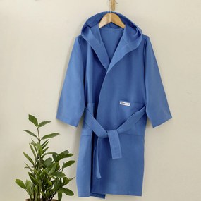 Παιδικό Μπουρνούζι Microfiber Nima Splashy Blue