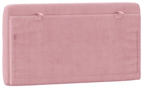 vidaXL Μαξιλάρι για Κεφαλάρι Ροζ 100 εκ. Βελούδο