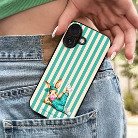 Θήκη Sonique Stripe Stories Series για Apple iPhone 12 Iconic Λαγουδάκι