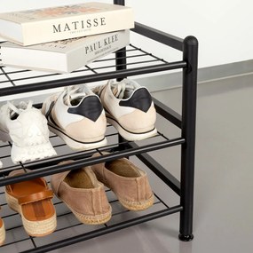 Κρεμάστρα με Ράφι Max Home Μαύρο (Ανακαινισμenα A)