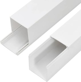 vidaXL Κανάλι Καλωδίων 100 x 40 χιλ. 10 μ. από PVC