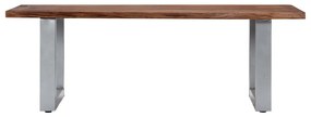 vidaXL Τραπεζάκι Σαλονιού Live Edge 115x60x40 εκ. Μασίφ Ξύλο Ακακίας