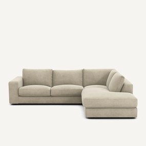 Γωνιακός καναπές από λινό βελούδο, SKANDER