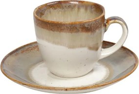 Φλυτζάνι Espresso 90ml + Πιατάκι Espiel Essentials Beige OWQ101K6