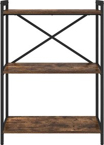 vidaXL Ράφι Βιβλίων 60 x 30 x 85 cm Επεξεργασμένο Ξύλο Καπνιστό Δρύς