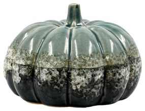 Κεραμικό Διακοσμητικό Pumpkin FL756 Fylliana Πράσινο-Γκρί χρώμα 15x10εκ
