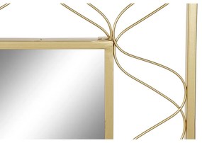 Τοίχο καθρέφτη DKD Home Decor Χρυσό 70,5 x 2 x 98 cm