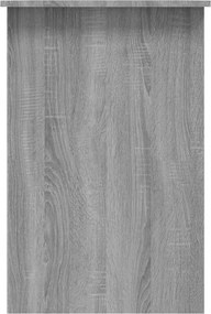 vidaXL Γραφείο Γκρι Sonoma 100x50x76 εκ. από Επεξεργασμένο Ξύλο
