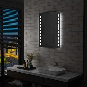Καθρέφτης Μπάνιου Τοίχου με LED 60 x 80 εκ.