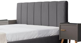 Επενδυμένο Κρεβάτι New York-Gkri-160 x 200-Χωρίς μηχανισμό ανύψωσης