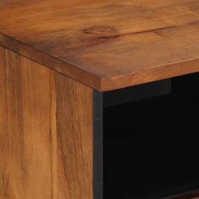 vidaXL Ντουλάπι Τηλεόρασης 70x33x46 εκ. Κατασκευασμένο από Μασίφ Ξύλο Μάνγκο