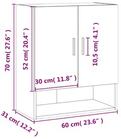 ΝΤΟΥΛΑΠΙ ΤΟΙΧΟΥ ΜΑΥΡΟ 60 X 31 X 70 ΕΚ. ΑΠΟ ΕΠΕΞΕΡΓΑΣΜΕΝΟ ΞΥΛΟ 829925